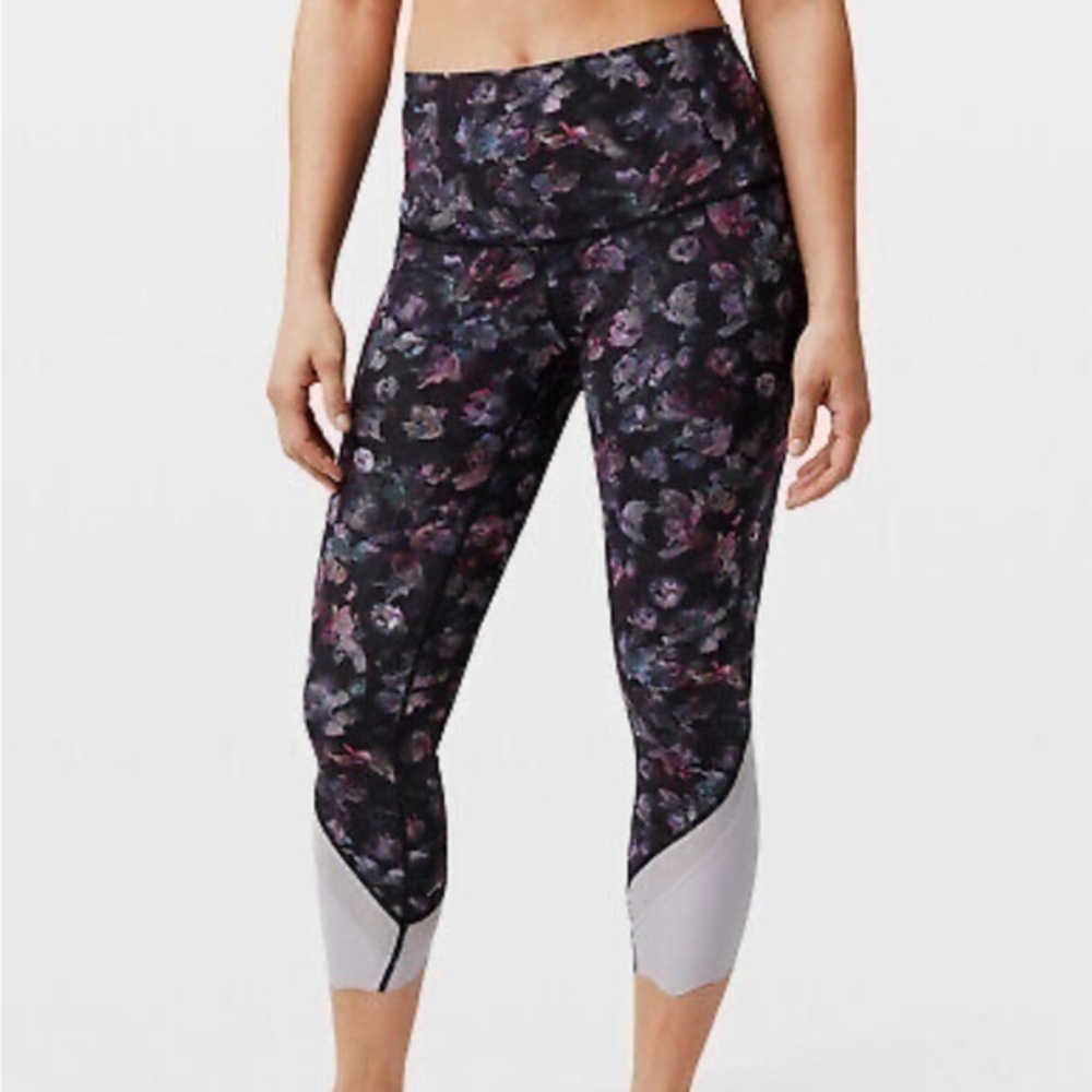 LULULEMON | Wunder Under Floral Crop 21” Leggings